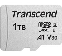 Transcend 1TB microSD UHS-I U3 A1 con Adaptador SD, FFP - TS1TUSD300S-AE