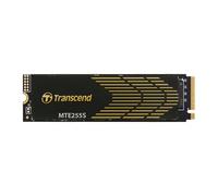Transcend SSD MTE255S M.2 2280 PCIe Gen4x4 de 2 TB, con disipador de calor de grafeno, un solo lado, TLC 3D, SSD interno MVMe para juegos, hasta 7,400 MB/s - TS2TMTE255S