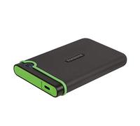 Transcend 2TB StoreJet 25M3C Disco Duro Externo Rugged de 2.5” USB Tipo-C Interfaz USB 3.1 Gen 1 Gris Hierro TS2TSJ25M3C