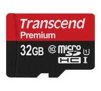 Transcend 32GB Premium microSDHC Class 10 UHS-I Memory Card with Ad... NUEVO