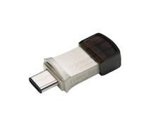 Transcend 64GB JetFlash 890 USB Type-C to USB 3.1 Gen 1 Dual Connector Up to 130