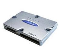 Transcend 7 in1 Card Reader Lector de Tarjetas de Memoria 64 MB/bolígrafo USB2.0 para CF/MD/SM/MMC/SD/MS
