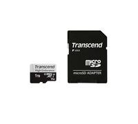 トランセンドジャパン Transcend - Cámara de salpicadero microSD de 1 TB UHS-I U3 V30 Class10 para cámaras de Seguridad Nintendo Switch con Adaptador de conversión de Tarjeta SD TS1TUSD350V