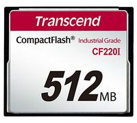 Transcend CompactFlash 512MB CF 0.512GB - Memoria Flash (0,512 GB, CompactFlash, 40 MB/s, 42 MB/s, 400000 h, Negro)