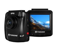 Transcend Dashcam DrivePro 250 64GB, 2,4" LCD, Sensor G, Wi-Fi, GPS | 140° Gran Angular, práctico botón para tomar instantáneas, Visión IR, grabación en bucle, Head-Up Display, ADAS, Modo Parking
