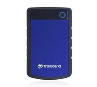 Transcend Disco duro Externo Antigolpes StoreJet 25H3 4TB, Backup One-Touch | 3 Etapas, disco duro externo, USB 3.1 Tipo A, resistente a golpes, velocidades ultrarrápidas, azul.