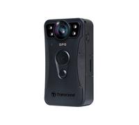 Transcend 128GB 1440P QHD Police Body Camera STARVIS 2 Sensor IP68 Weatherproof Body Worn Camera con estabilización de Imagen electrónica, visión Nocturna GPS TS128GDPB40A