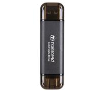 Transcend SSD Externo de 256 GB ESD310C USB 10Gbps, Negro