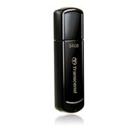 Transcend JetFlash 350 64GB USB 2.0 Unidad Flash Memoria Portátil Plug-and-Play para PC/Mac/Portátil - TS64GJF350