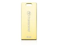 Transcend JetFlash T3G - Memoria USB de 8 GB, Color Dorado