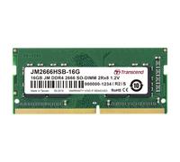 Transcend 16 GB JM2666HSB Módulo de Memoria DDR4, 2666 MT/s, SO-DIMM