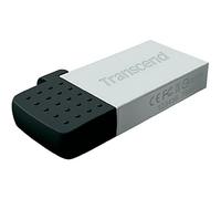 Transcend JF380G - 16GB OTG Conector Dual: USB 2.0. + microUSB, Metálico Plateado