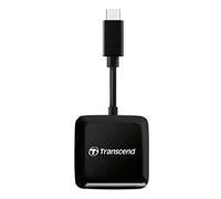 Transcend Lector de tarjetas SD/microSD, Tipo C, USB 3.2 Gen.1 negro