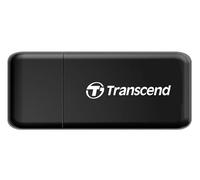 Transcend Lector tarjetas SD RDF5, adaptador USB-A a Micro SD doble ranura | Lector de tarjetas USB 3.1 Gen1 para SDXC, SDHC, SD, Micro SDXC, Micro SD, Micro SDHC, TF y UHS-I, color negro.