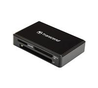 Transcend Lector Tarjetas SD RDF9, 3 Ranuras Micro SD, UHS-II, Adaptador CF | Adaptador de tarjeta Multi USB 3.1 Gen1, compatible con cámaras externas, TF, UHS-II, UHS-I, MicroSD y CF para PC, Mac