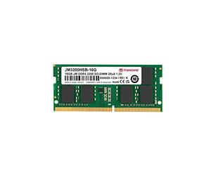 Transcend Módulo Portátil JetRam 16GB DDR4 a 3200 MHz SO-DIMM CL22 | PC4-25600, 260 pines sin búfer, sin ECC, 1,2 V, actualización de ordenador PC
