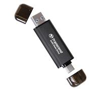 Transcend Portable SSD ESD310C 256GB Tipo-A/Tipo-C Compatible con PS4/PS5 Negro - TS256GESD310C
