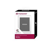 Transcend RDE2 Lector de tarjeta de memoria externa USB 3.1 (2ª gen.), CompactFlash gris