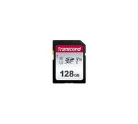 Transcend Tarjeta de memoria SDXC SDC300S 128 GB, color plata
