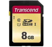 Transcend sdc500s - tarjeta de memoria sdhc (8 gb) color dorado
