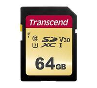 Transcend SDC500S - Tarjeta de memoria SDXC (64 GB) color dorado