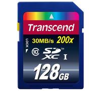 Transcend SDXC, Clase10, UHS-I, 30 MB/s 128 GB