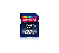 Transcend SDXC Class 10 128GB Tarjeta de Memoria Azul