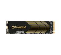 Transcend SSD PCIe Gen4x4 MTE245S M.2 2280 de 500 GB, con disipador de Calor de grafeno, un Solo Lado, TLC 3D, SSD Interno NVMe para Juegos, hasta 4,800/2,800 MB/s - TS500GMTE245S