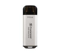 Transcend SSD Portátil ESD300S 512GB USB Tipo-C 10 Gbit/s Compatible con PS4/PS5, Plateado - TS512GESD300S