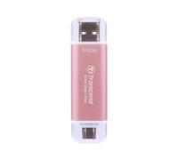 Transcend SSD Portátil ESD310P 512GB, 10 Gbit/s, Tipo-A/Tipo-C, Compatible con PS4/PS5 - TS512GESD310P