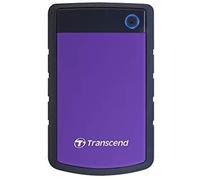 Transcend storejet 25h3p (usb 3.0), 2tb disco duro externo negro, púr