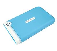Transcend StoreJet 25M3 TS1TSJ25M3B - Disco duro externo, ultra resistente de grado militar, 2.5", USB 3.0, Azul (Baby Blue), 1 TB