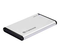 Transcend StoreJet 25S3 - Tarjeta de Memoria SecureDigital (Indicadores led, USB), Plata