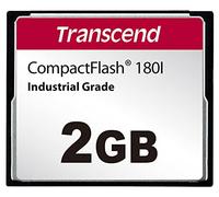 Transcend Tarjeta CF de 2 GB 180I - MLC NAND Flash (modo SLC) - Tarjetas CompactFlash - TS2GCF180I