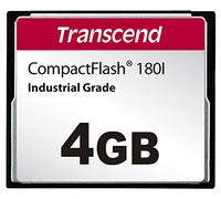Transcend Tarjeta CF de 4 GB para máquina CNC, MLC NAND Flash (modo SLC) - TS4GCF180I