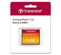 Transcend Tarjeta de Memoria CompactFlash 133 1GB (CF Card) hasta 50MB/s, Compatible con Modo de Transferencia Ultra DMA 4 con MLC NAND Flash, Ideal para DSLR Básicas - TS1GCF133