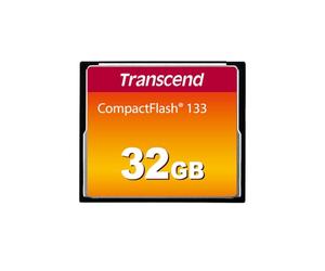 Transcend Tarjeta de Memoria CompactFlash 133 32GB (CF Card) hasta 50/20 MB/s, Compatible con Modo de Transferencia Ultra DMA 4 con MLC NAND Flash, Ideal para DSLR Básicas - TS32GCF133