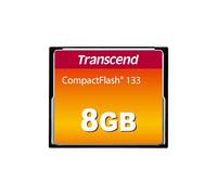 Transcend Tarjeta de Memoria CompactFlash 133 8GB (CF Card) hasta 50/20 MB/s, Compatible con Modo de Transferencia Ultra DMA 4 con MLC NAND Flash, Ideal para DSLR Básicas - TS8GCF133