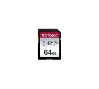 Transcend Tarjeta memoria SD UHS-I SDXC SDC300S 64GB, 100MB/s, U1, V10, C10 | Compatible con cámaras DSLR, cámaras digitales, cámaras de vigilancia para exteriores y videocámaras.