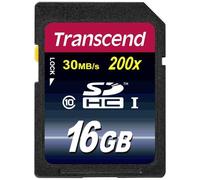 Transcend Tarjeta memoria SDHC10 SD UHS-I 16GB, 20 MB/s, C10 | Compatible con cámaras DSLR y digitales.