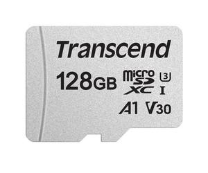 Transcend tarjeta microSDXC 300S UHS-I U3 A1 V30 100/35MB/s 128 GB