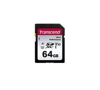 Transcend Tarjeta SD de 64 GB UHS-I U3 A1 Ultra Performance TS64GSDC340S
