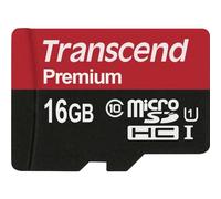 Transcend TS16GUSDCU1 - Tarjeta de Memoria Micro SDHC de 16 GB