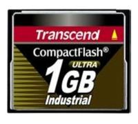 Transcend TS1GCF100I-P - Memoria Compact Flash de 1 GB (100x, 15 MB/s, Grado Industrial)