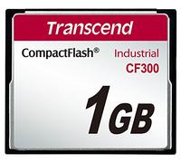 Transcend TS1GCF300 - Memoria Compact Flash de 1 GB (300x, 45 MB/s, Grado Industrial)