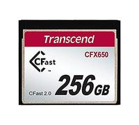 Transcend TS256GCFX650 - Tarjeta de Memoria CFast , 256 GB, 510 Mb/s
