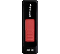 Transcend TS256GJF760 - Memoria USB (256 GB, USB 3.2 Gen 1), Color Negro y Rojo