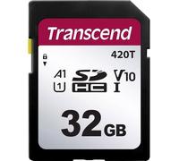 Transcend TS32GSDC420T - Tarjeta SD de 32 GB v30 Video Speed Class