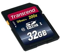 Tarjeta de memoria Transcend - 32 GB - Clase 10 - SDHC