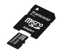 Transcend TS32GUSDHC4 - Tarjeta Micro SDHC de 32 GB, Clase 4, con Adaptador